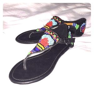 Coconuts Beaded Sandals